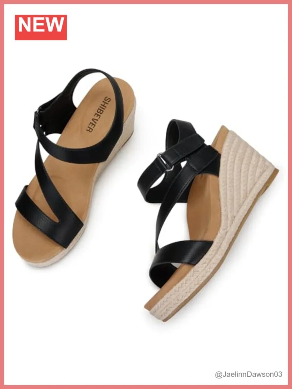 Wedge Sandals for Women Espadrille Arch Support Low Heel Platform Ankle Strap